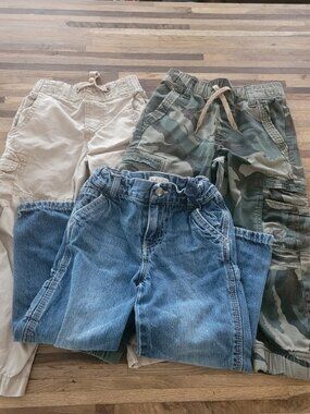 3 Pair Boys/Youth Bottoms/Jeans Size 4 Wrangler/Carters/Koala Blues
